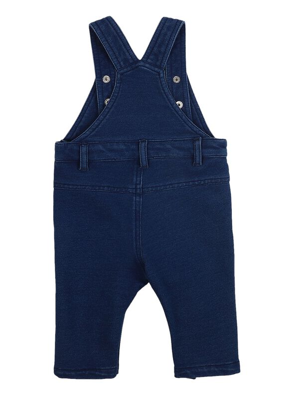 Boys Medium Blue Long Dungaree image number 1